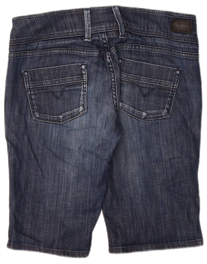 PEPE Jeans Женские джинсовые шорты W31 Среднего размера, темно-синие, хлопковые