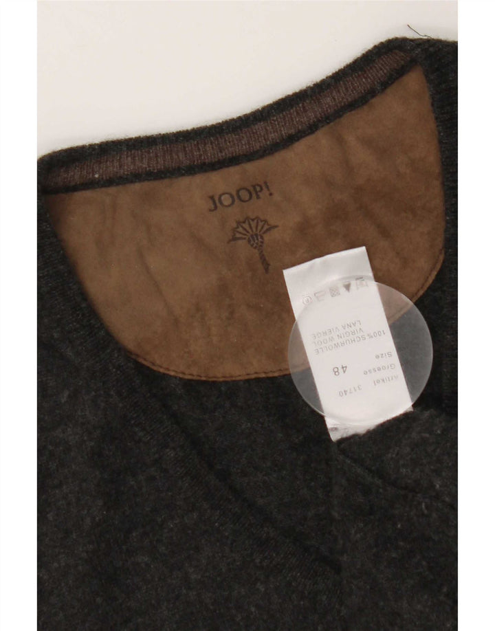 Мужская майка Joop Vest IT 48, средний черный в крапинку из натуральной шерсти