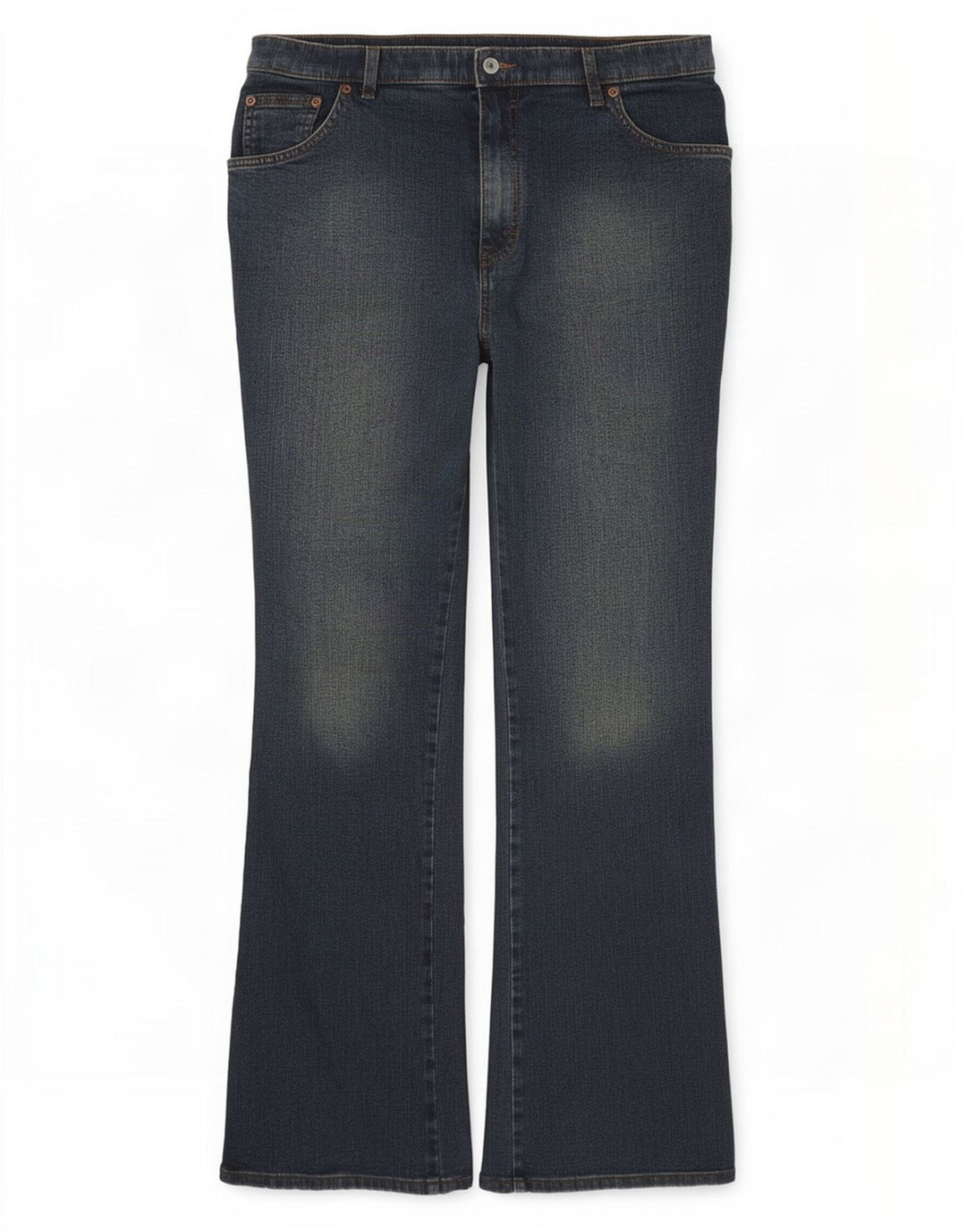 Женские джинсы Bootcut Marks & Spencer UK 16, большие, W34 L31, синие, хлопок
