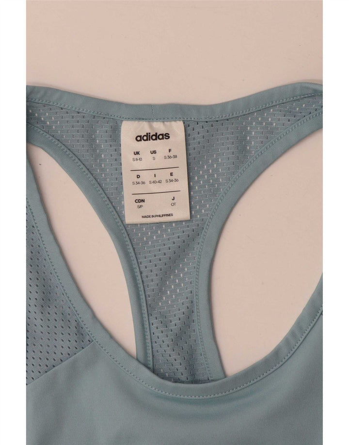 Женский жилет Adidas Climalite Graphic Vest UK 8/10, маленький синий полиэстер
