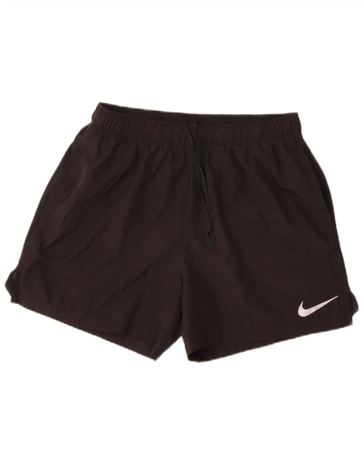 Мужские спортивные шорты Nike Dri Fit, большие черные