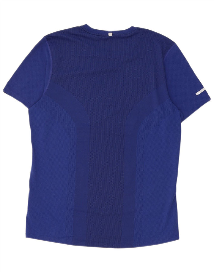 Мужская футболка Nike Dri Fit с графическим рисунком, маленький синий полиэстер