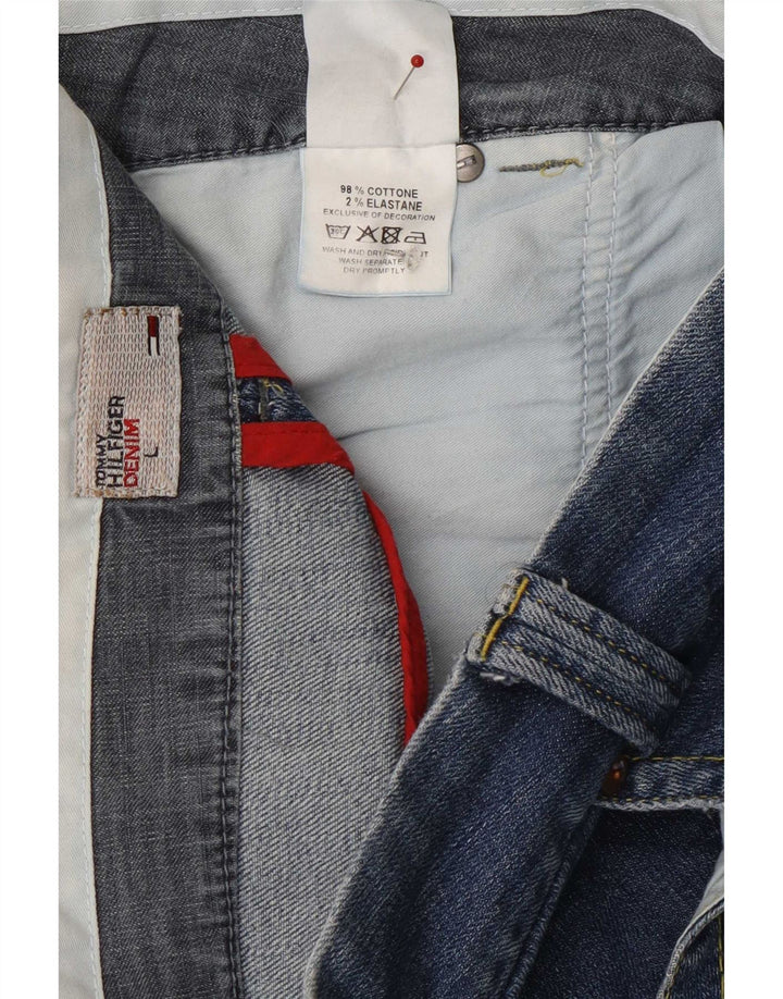 Tommy Hilfiger Женская джинсовая юбка большого размера W36, синяя, хлопок