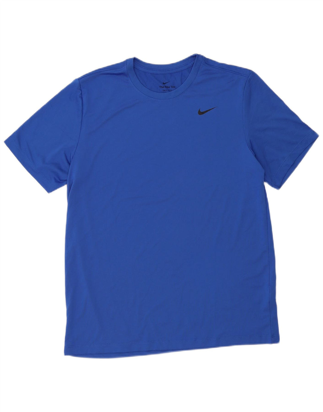Мужская футболка Nike Dri Fit, большой синий полиэстер