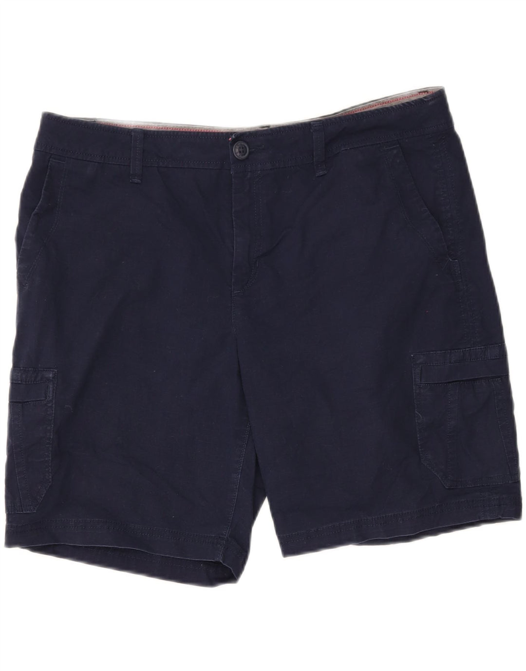 EDDIE BAUER Womens Cargo Shorts US 12 Large W34 Navy Blue Cotton Vintage Eddie Bauer and Second-Hand Eddie Bauer from Messina Hembry 