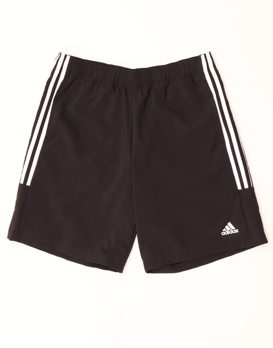 Мужские спортивные шорты Adidas, большие черные из полиэстера