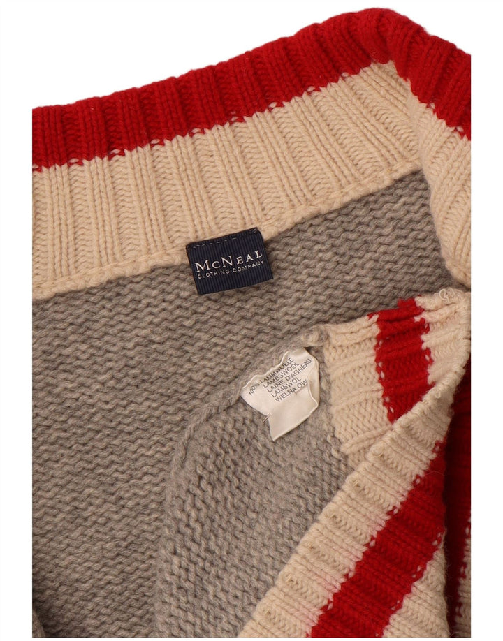 Мужской кардиган MC NEAL 2XL Серый Шерстяной Свитер