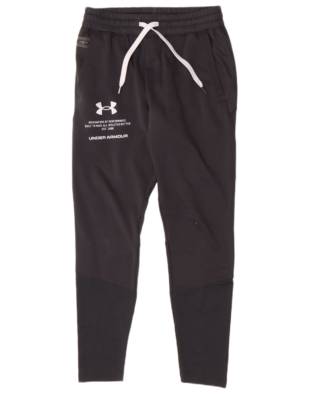 Мужские спортивные брюки с рисунком Cold Gear Under Armour, средние черные