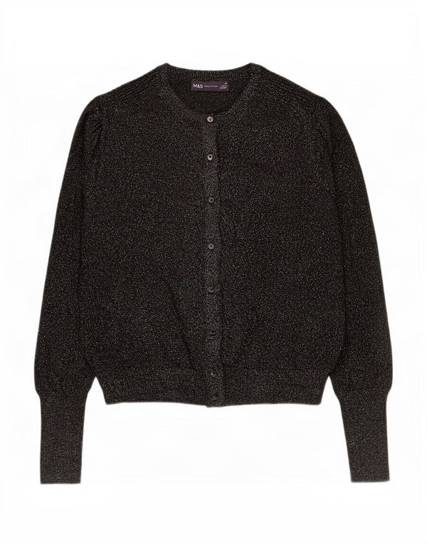 Женский кардиган Marks & Spencer UK 14, большой черный вискоза