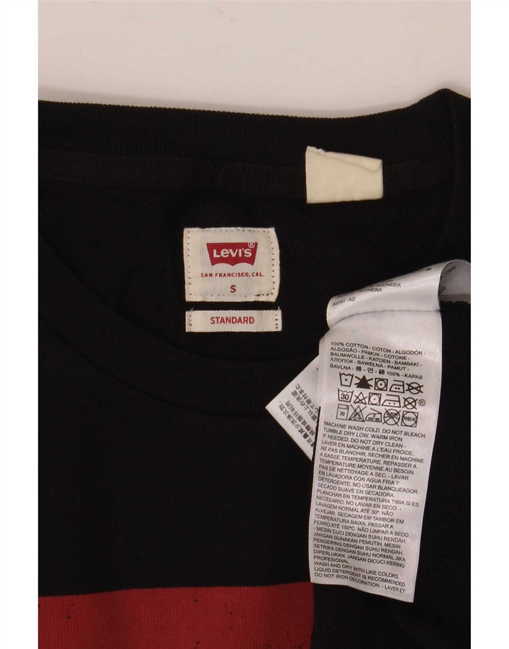 Мужской свитшот Levi's Standard с графическим рисунком, маленький черный