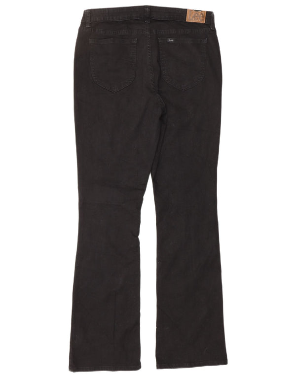 Женские джинсы LEE Bootcut США 10, большие размеры W32 L32, черный хлопок