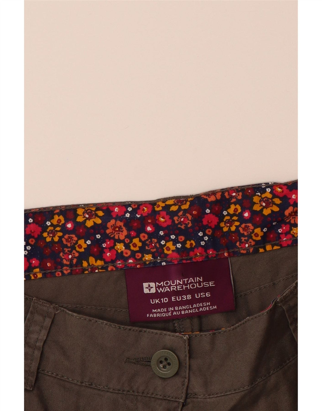 MOUNTAIN WAREHOUSE Женские шорты чинос UK 10 Small W30 Хаки