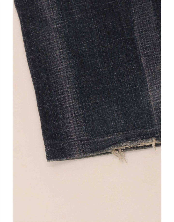 Женские укороченные прямые джинсы Levi's 570 W29 L26, синий хлопок