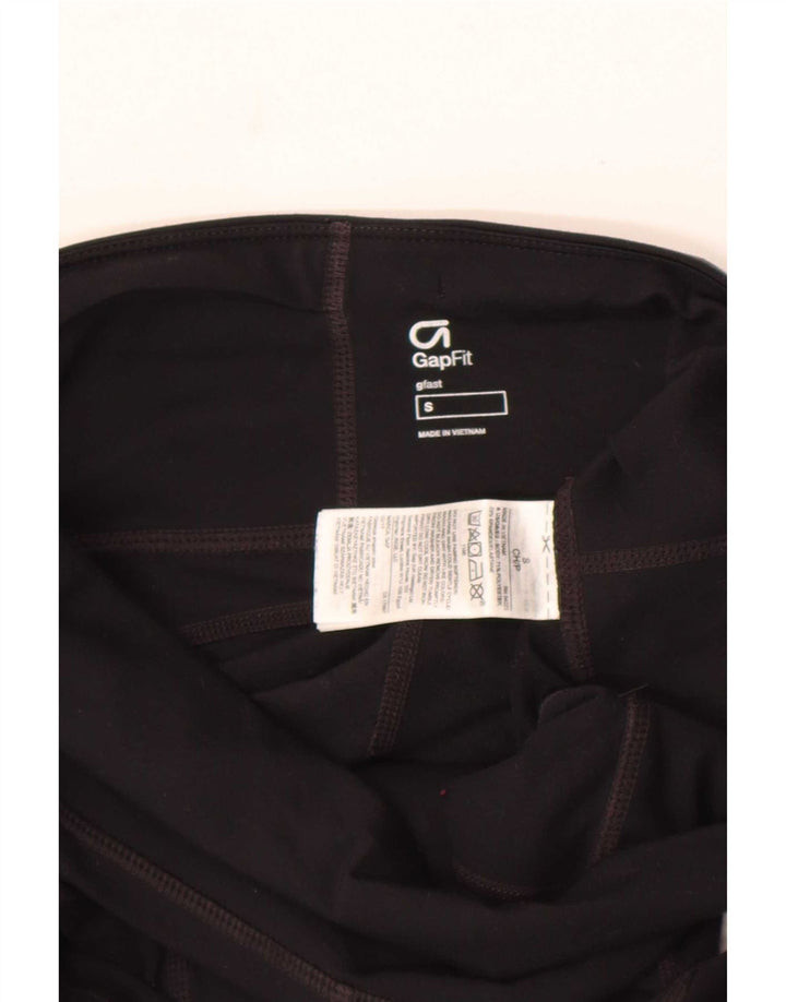 Женские леггинсы Gap UK 10, маленькие черные из полиэстера