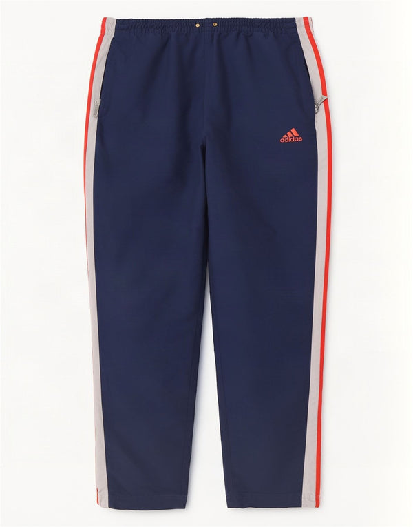 Мужские спортивные брюки Adidas UK 44/46, большой темно-синий полиэстер