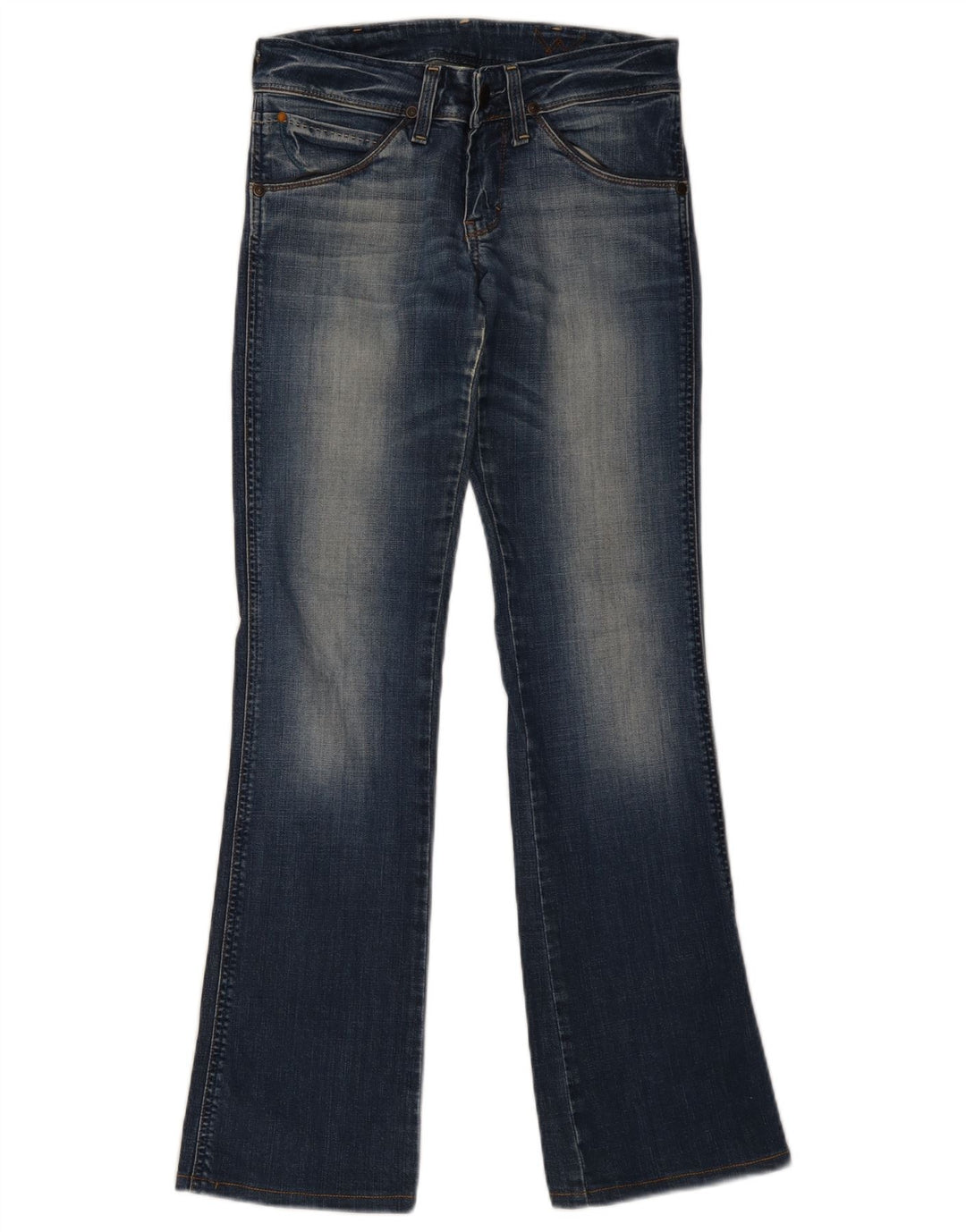Женские джинсы WRANGLER Iris Bootcut W28 L34 синие, хлопок