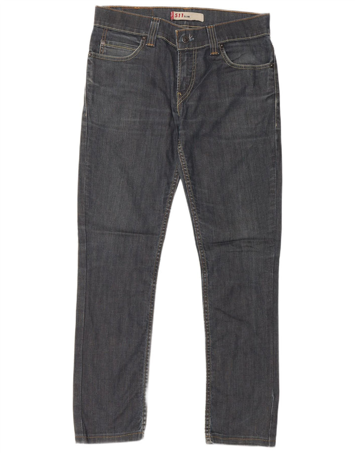 LEVI'S Mens 511 Slim Jeans W33 L29  Navy Blue