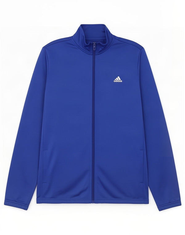 Спортивный костюм Adidas для мальчиков с графическим рисунком, верхняя куртка 15-16 лет, синий полиэстер