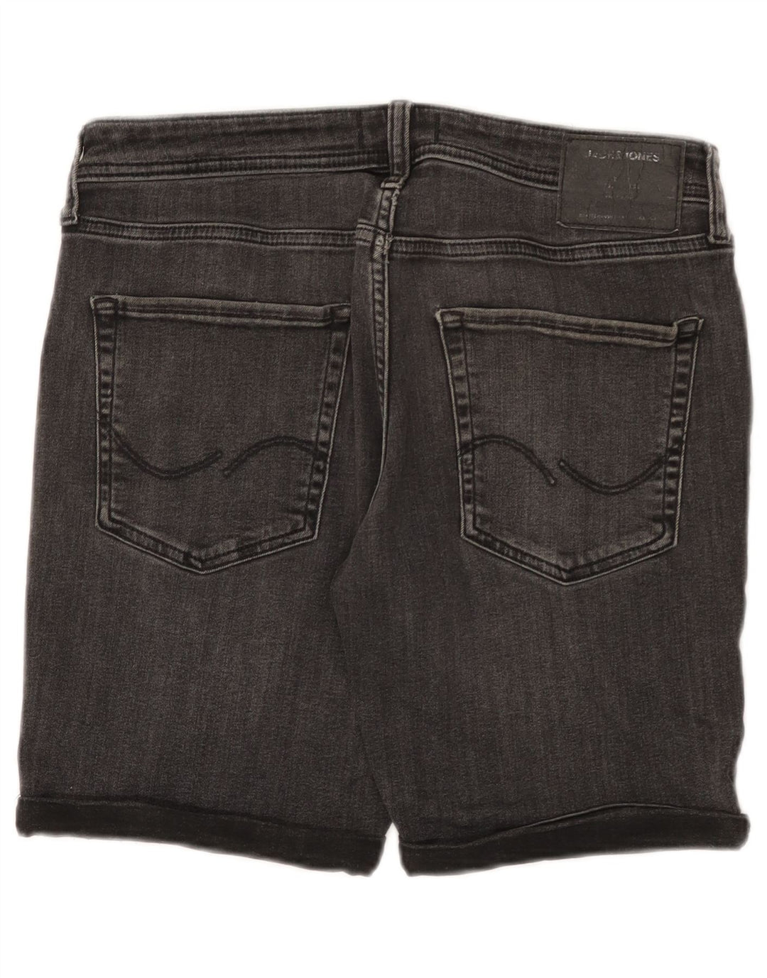 JACK & JONES Мужские джинсовые шорты среднего размера W32 Серые хлопковые