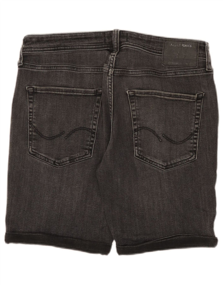JACK & JONES Мужские джинсовые шорты среднего размера W32 Серые хлопковые