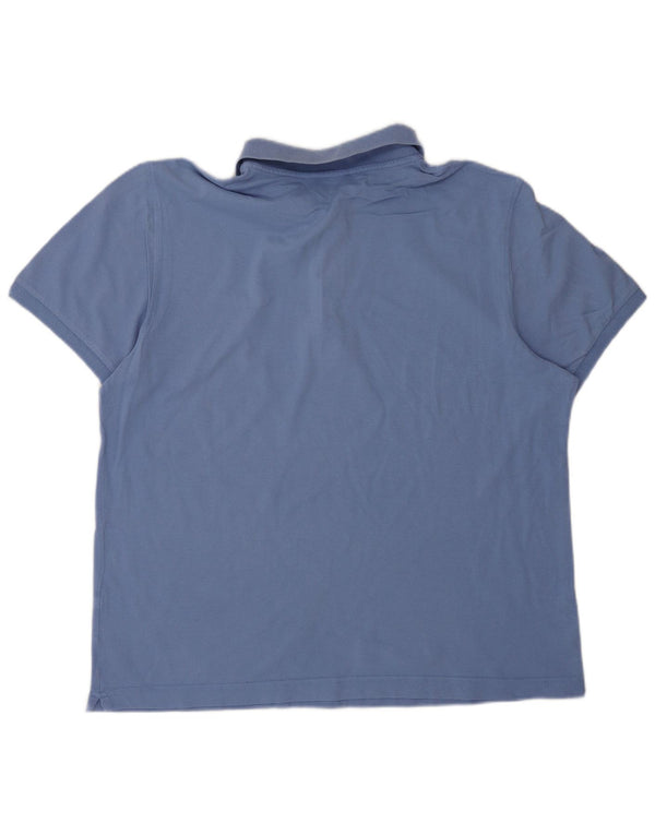 LOTTO Мужская рубашка-поло XL, синяя, хлопок