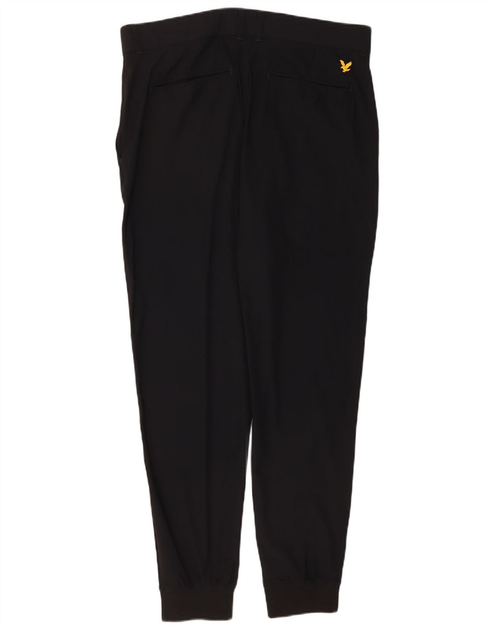 Мужские брюки-чиносы Lyle & Scott W36 L30, черные полиамидные джоггеры