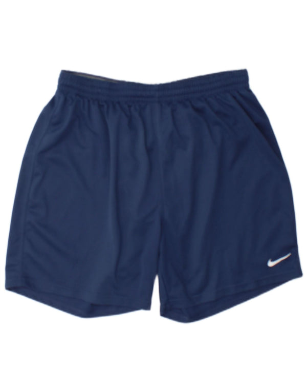 Мужские спортивные шорты Nike XL темно-синие из полиэстера