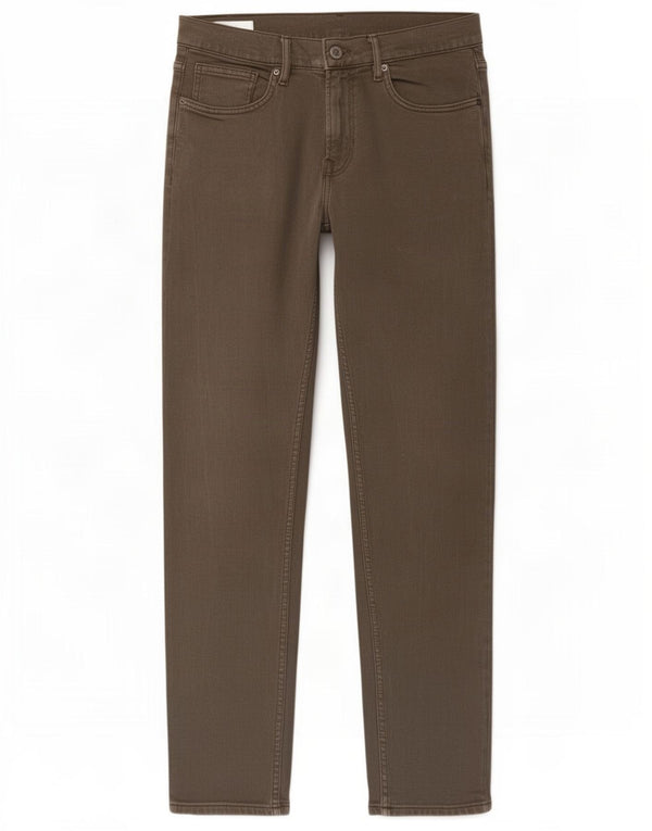 Мужские узкие джинсы Zara EU 42, большие W32 L30, зеленый хлопок
