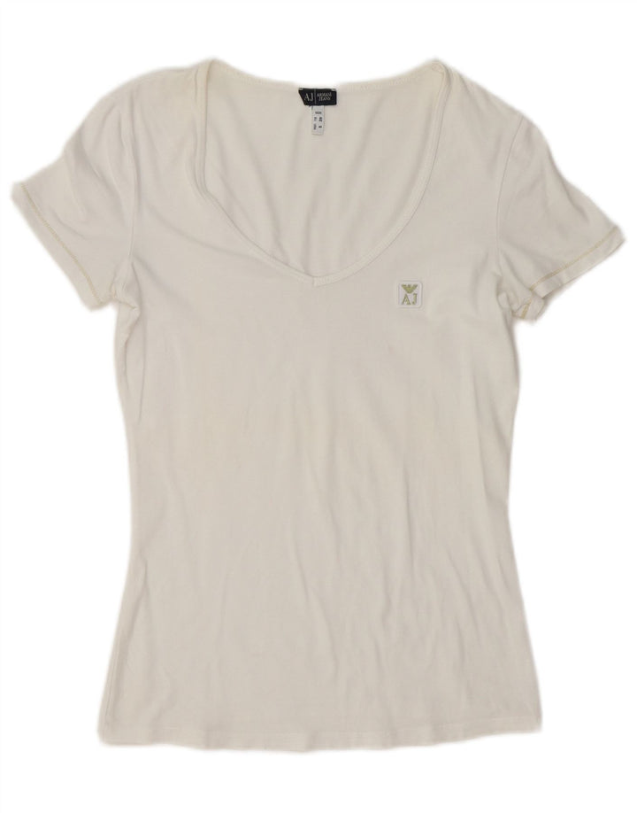 Женская футболка Armani Jeans Top EU 40 Medium White