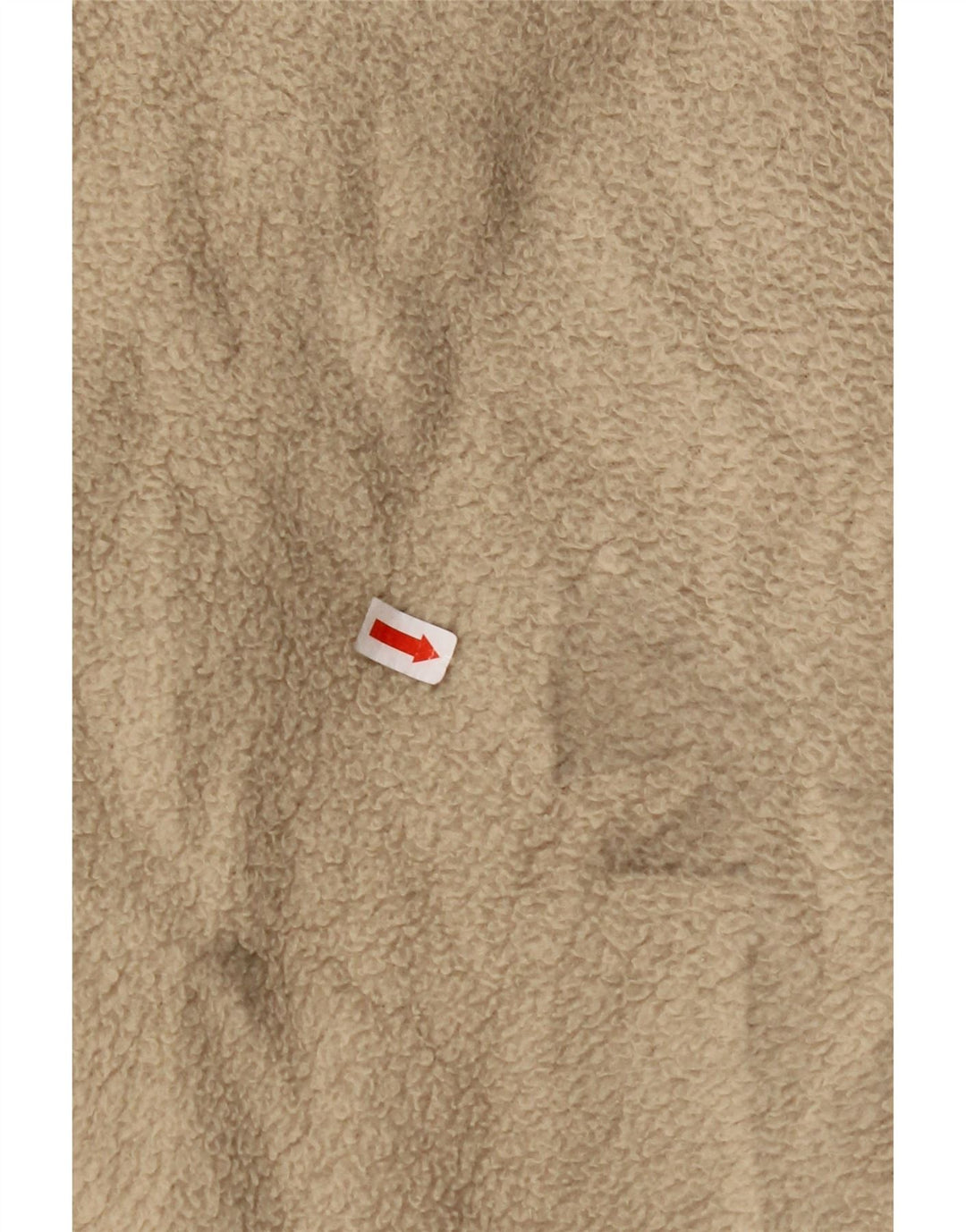 Мужская флисовая куртка FILA UK 36, маленькая, бежевый, полиэстер с цветными блоками