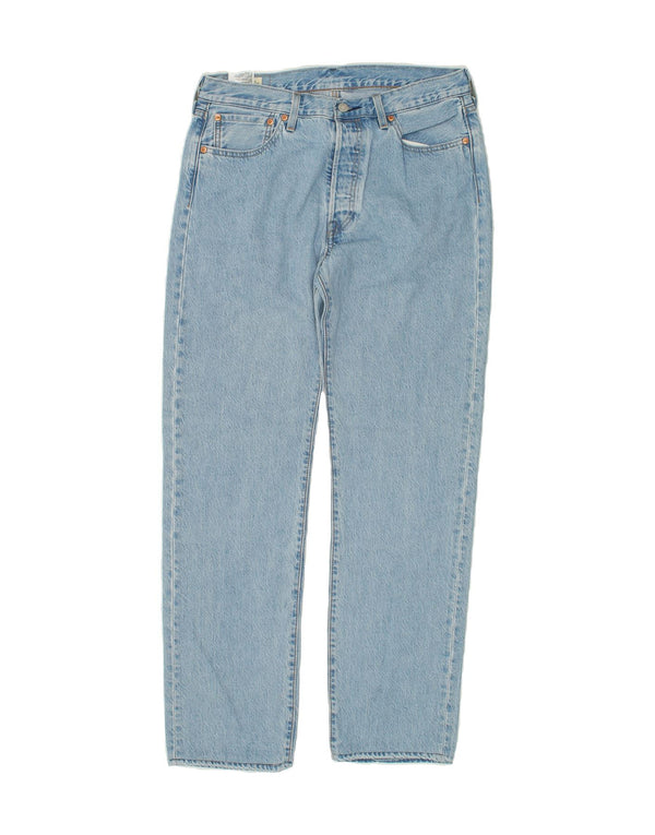 Мужские прямые джинсы LEVI'S 504 W33 L32 Синие, хлопок