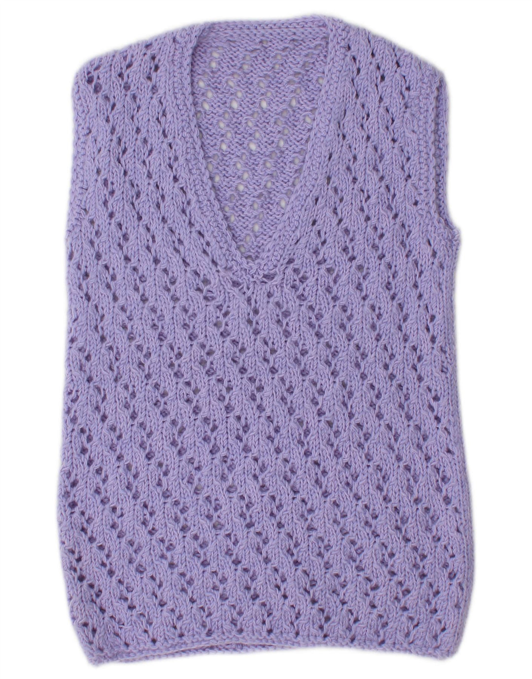 Винтажная женская майка без рукавов UK 12, средний фиолетовый