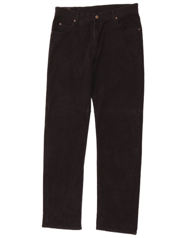 Мужские прямые джинсы Lee Brooklyn W36 L36, черный хлопок