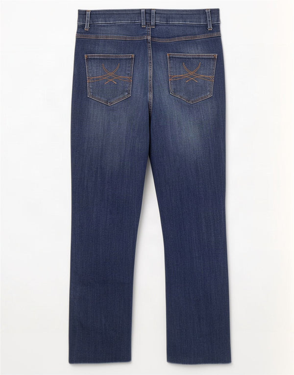 Женские джинсы Bootcut Marks & Spencer UK 12, средние W30 L26, синие, хлопок