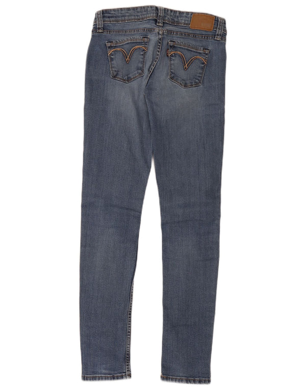 Женские джинсы скинни с заниженной талией Levi's W26 L32, синий хлопок