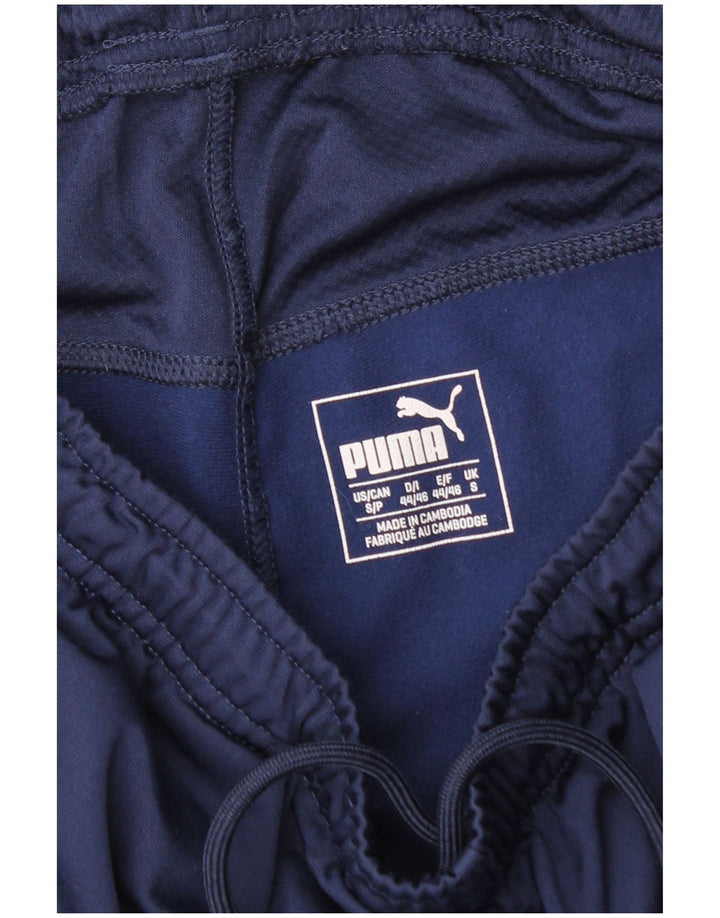 Мужские спортивные брюки Puma, маленькие темно-синие, полиэстер