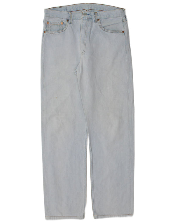 Мужские прямые джинсы Levi's 501 W33 L30 синие, хлопок