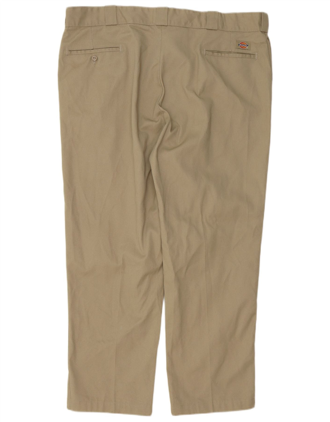 DICKIES Mens 874 Straight Chino Trousers W44 L30 Khaki Polyester