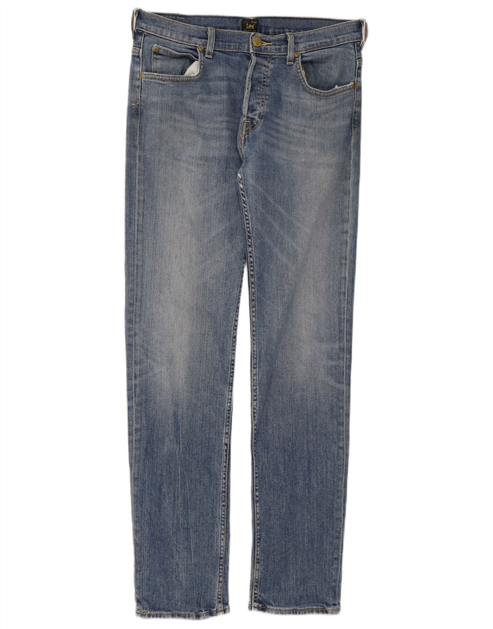 Мужские джинсы Lee Powell Slim W33 L34, синий хлопок