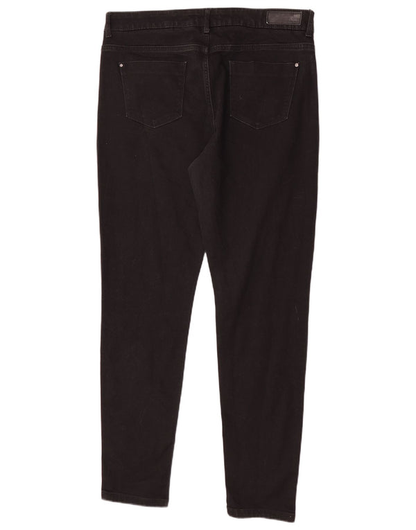 Женские узкие джинсы Marks & Spencer Autograph UK 14, большие W32 L28, черные