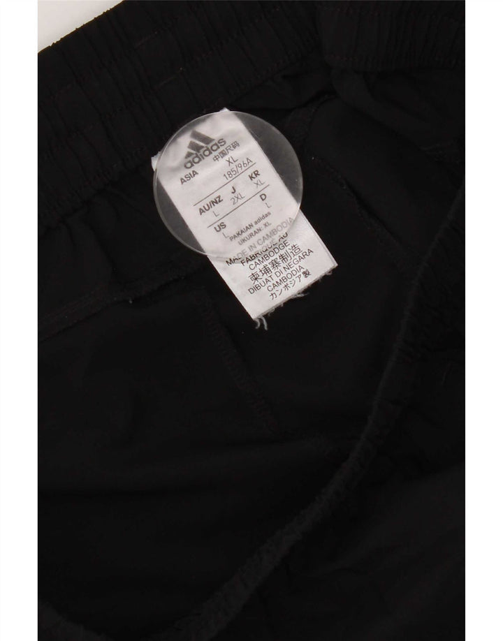 Мужские спортивные шорты Adidas с рисунком XL, черный полиэстер