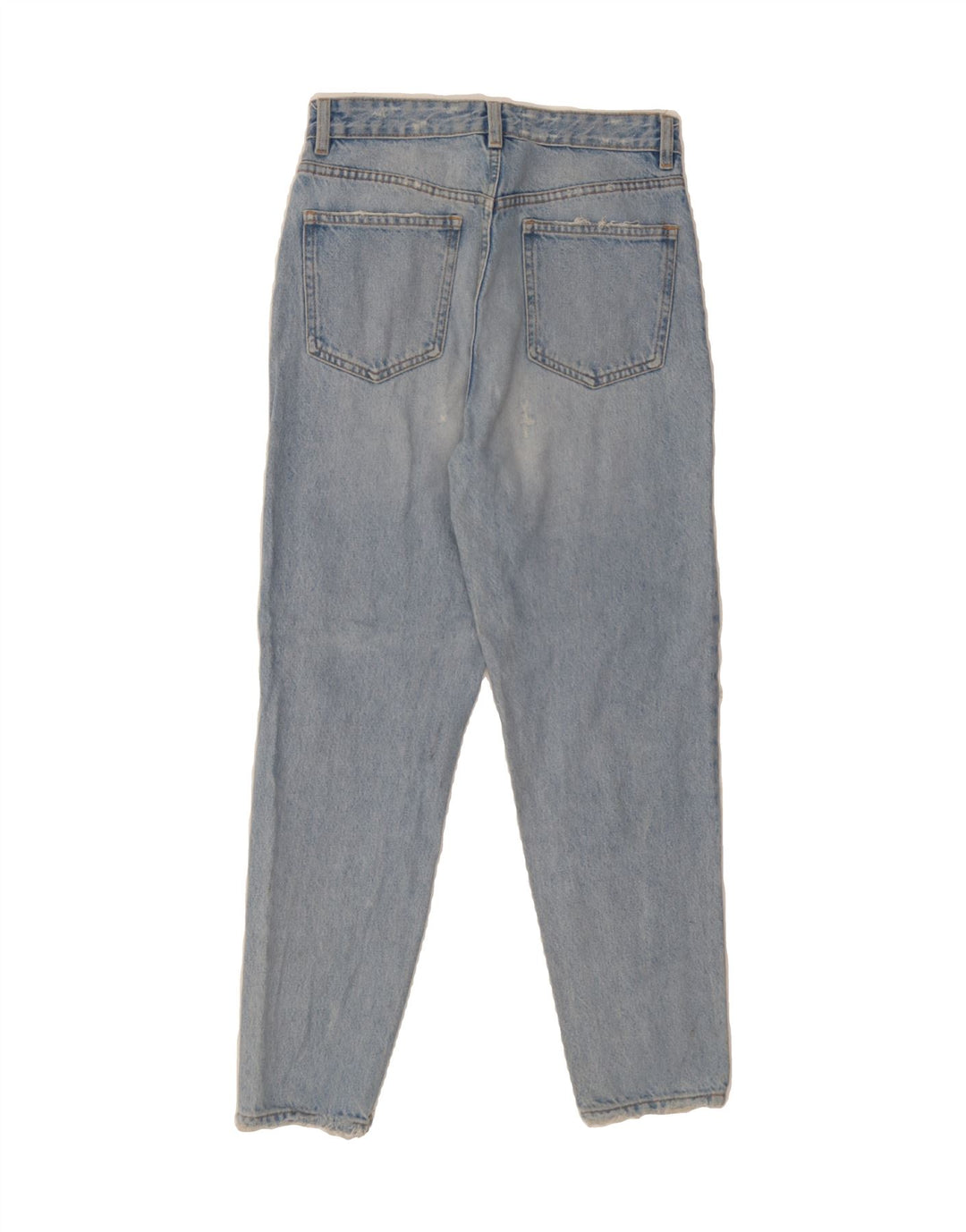ZARA Womens Distressed Tapered Jeans EU 38 Medium W30 L27 Blue Vintage Zara and Second-Hand Zara from Messina Hembry 