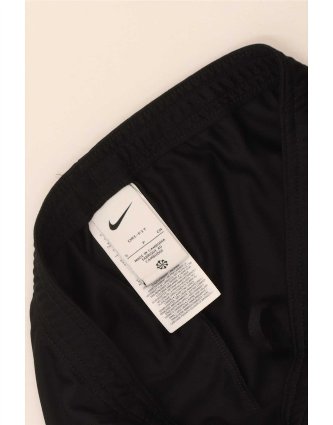 Мужские спортивные брюки Nike, маленькие черные, из полиэстера