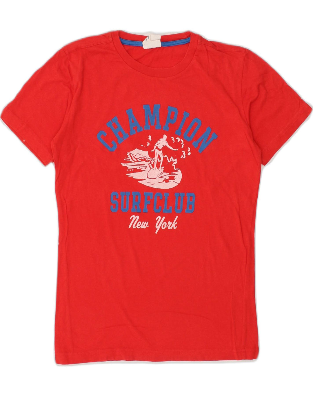 CHAMPION Boys Graphic T-Shirt Top 11-12 Years Large  Red | Vintage Champion | Thrift | Second-Hand Champion | Used Clothing | Messina Hembry 