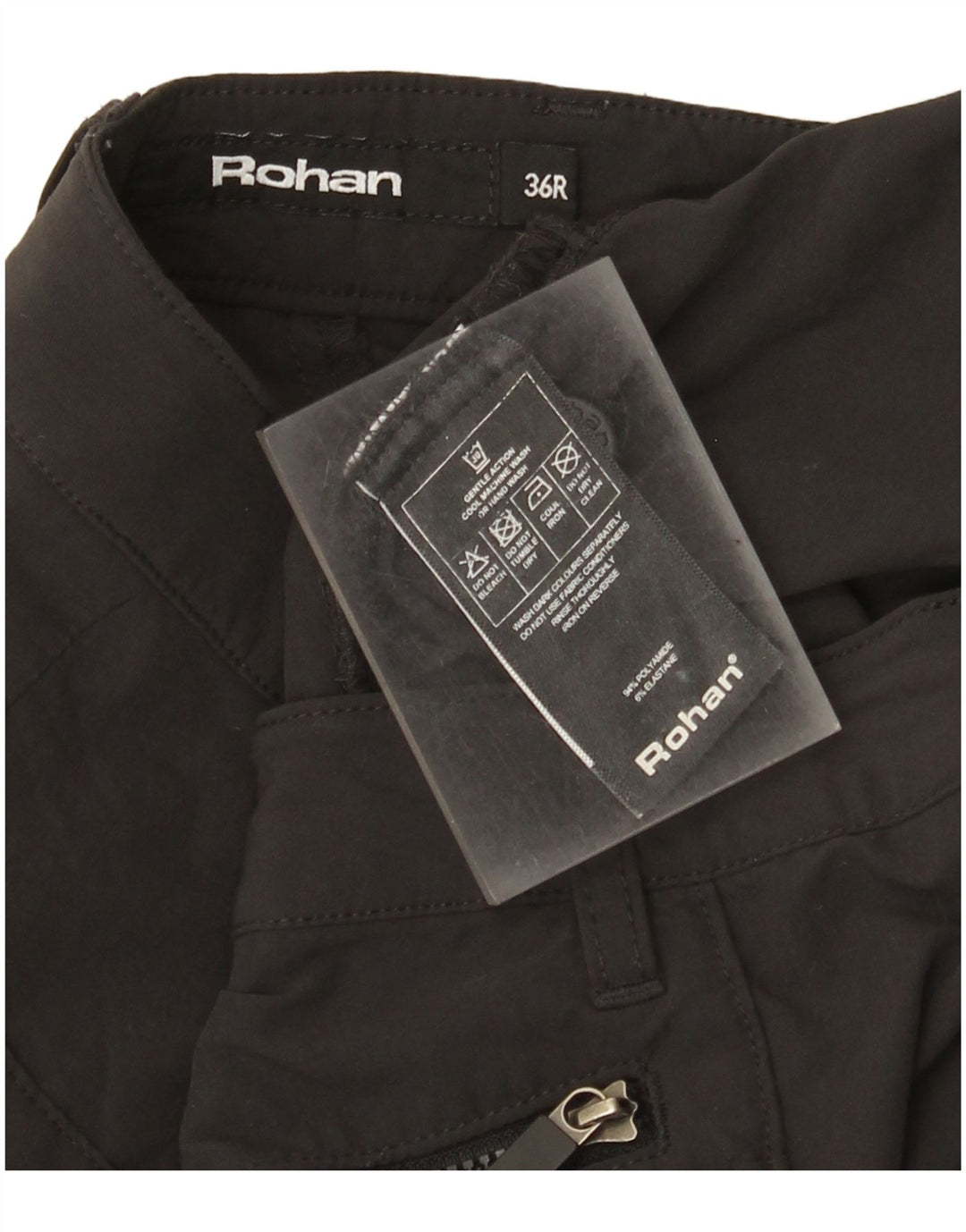 Женские прямые брюки карго Rohan W36 L31 серые из полиамида