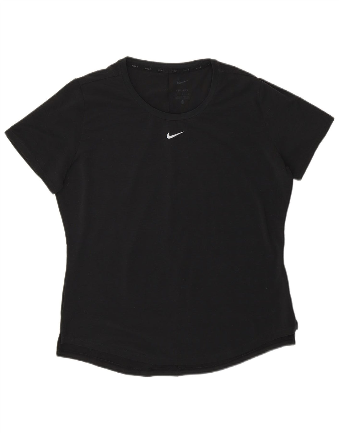 Женская футболка Nike Dri Fit Top UK 14, средний черный