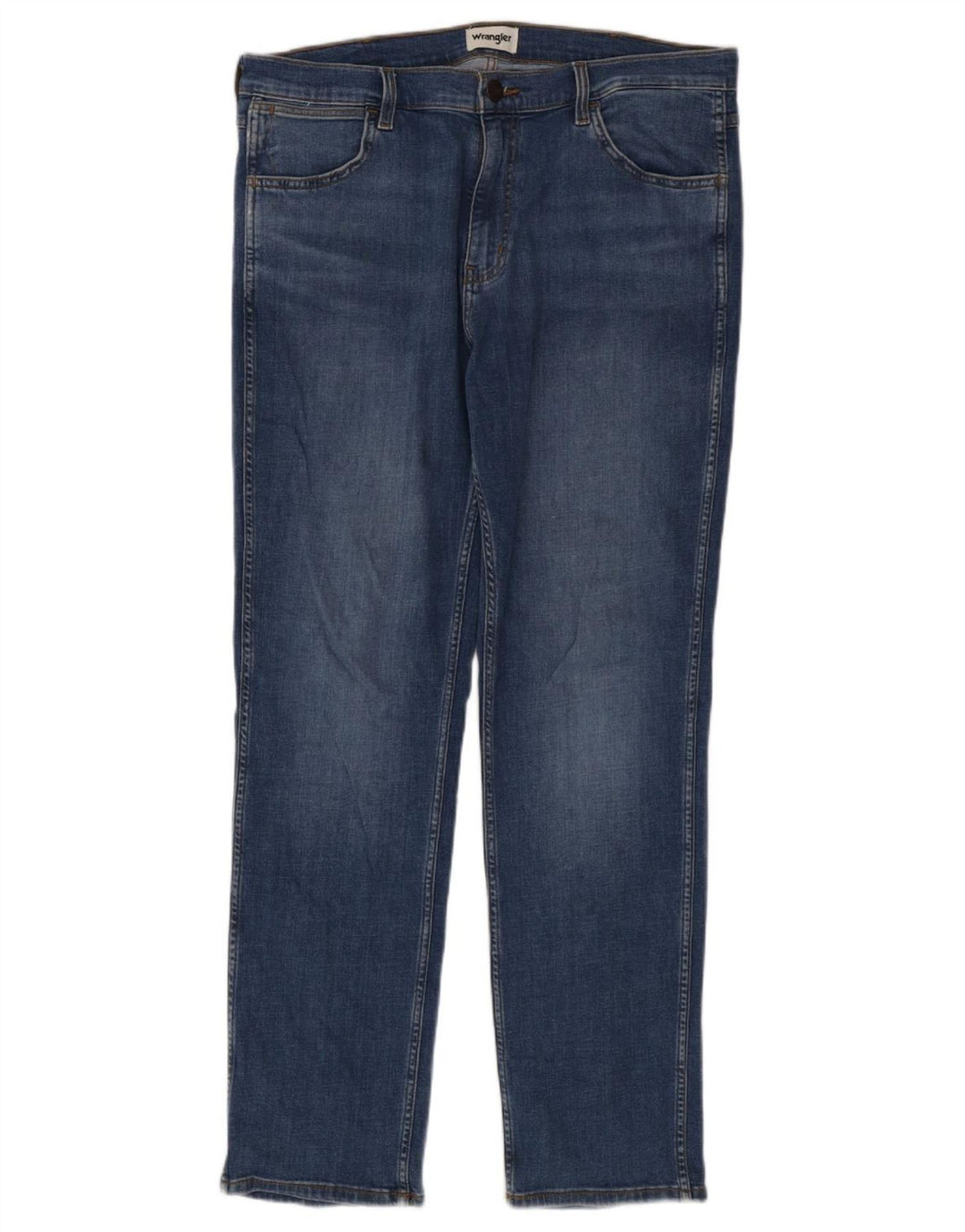 Мужские прямые джинсы Wrangler Greensboro W36 L34, синие, хлопок