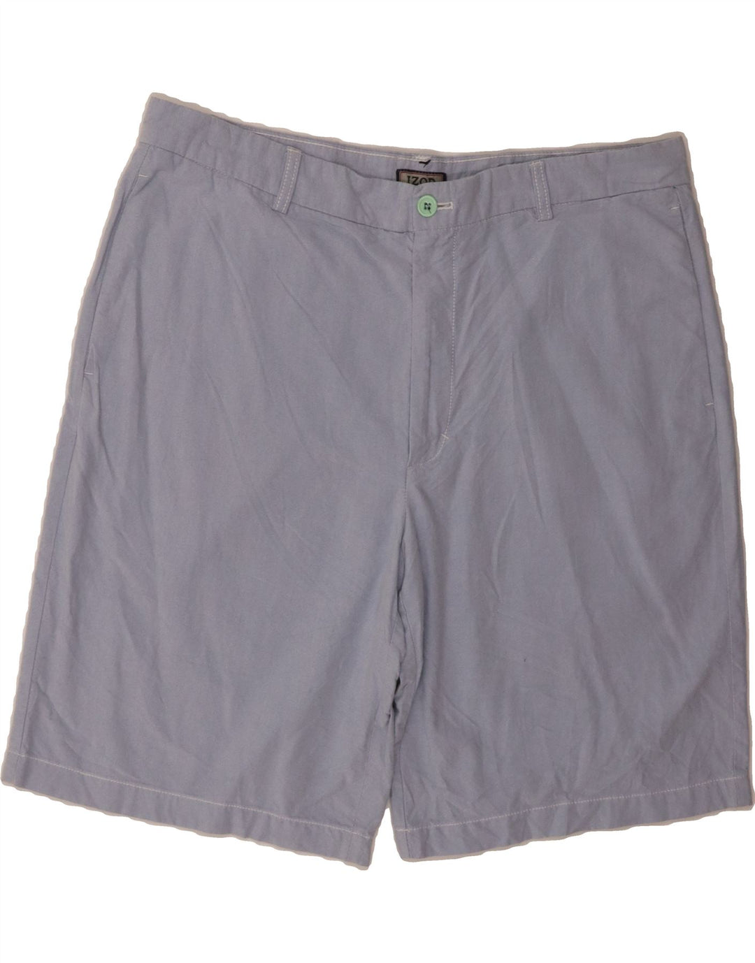 IZOD Mens Chino Shorts W38 XL Blue Cotton Vintage Izod and Second-Hand Izod from Messina Hembry 