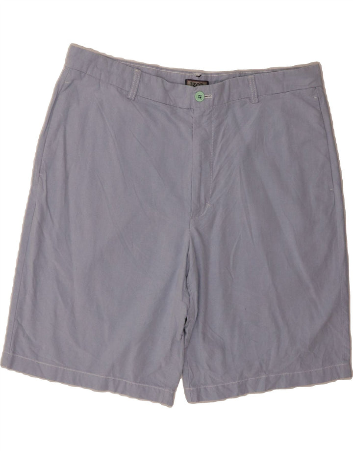 IZOD Mens Chino Shorts W38 XL Blue Cotton Vintage Izod and Second-Hand Izod from Messina Hembry 