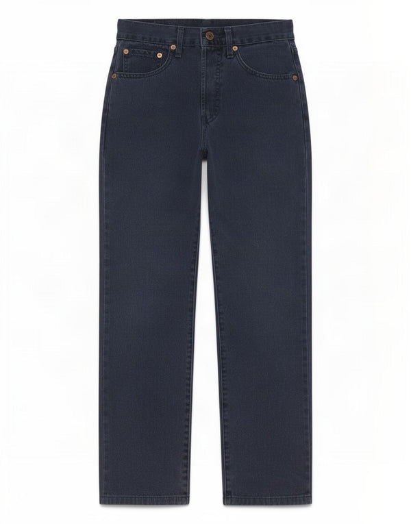 Levi's Mens 551 Loose Fit Straight Jeans W27 L27 Navy Blue Cotton